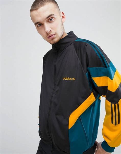 Adidas Originals Vintage Track Jacket In Black Ce4829 